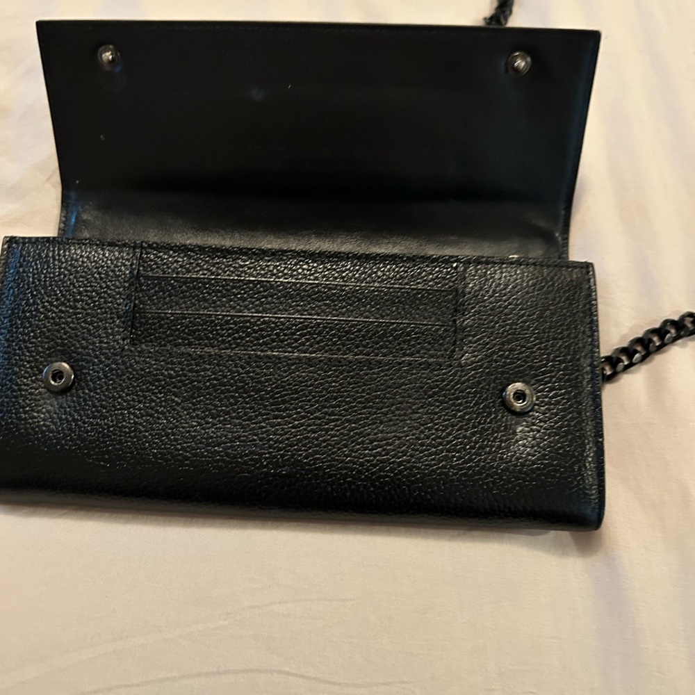 Celine Black and Blue Leather Wallet - Picture 8 of 10